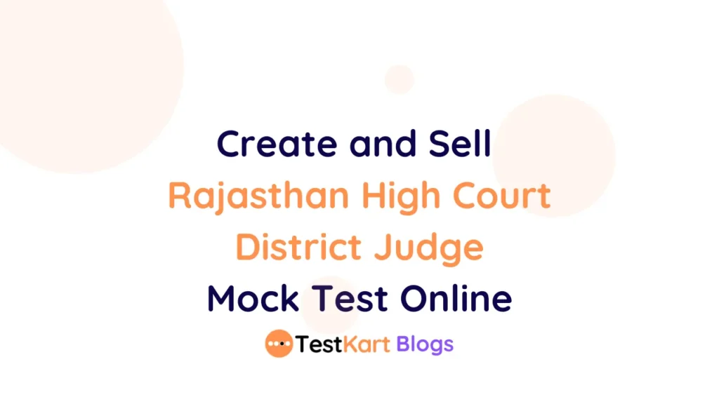 Rajasthan High Court District Judge Exam