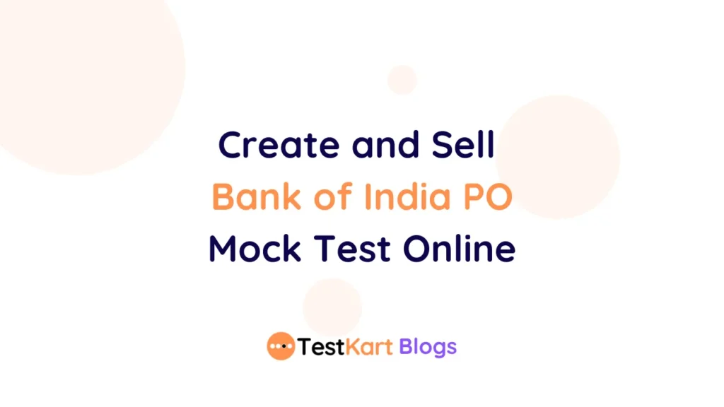 Bank of India PO