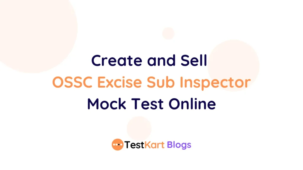 OSSC Excise Sub Inspector