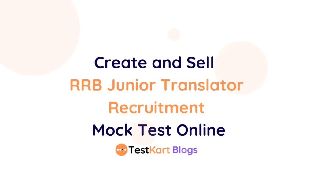 RRB Junior Translator Recruitment