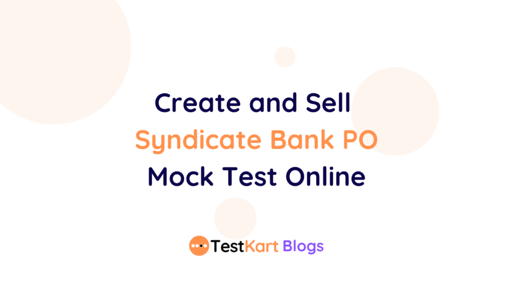 Syndicate Bank PO