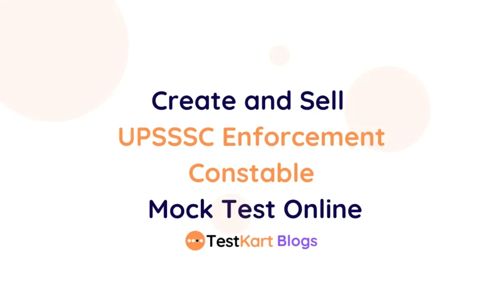 UPSSSC Enforcement Constable